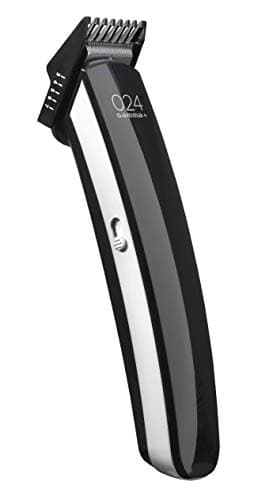 GAMMAPIU' Tondeuse À Cheveux Professionnelle Pour Homme 024, Tondeuse À Cheveux, Régulateur Avec 5 Peignes D'espacement, Tête De Coupe Double, Lame Réglable, Rechargeable, Prise Italienne