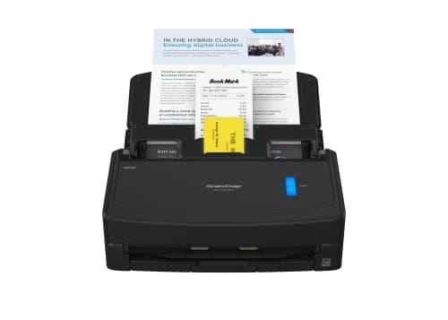 ScanSnap iX1400 Scanner A4 de Fujitsu - Noir - 40 ppm - numérisation en Recto-Verso - Chargeur de Documents Automatique - recommandation : 400 Pages par Jour, USB 3.2