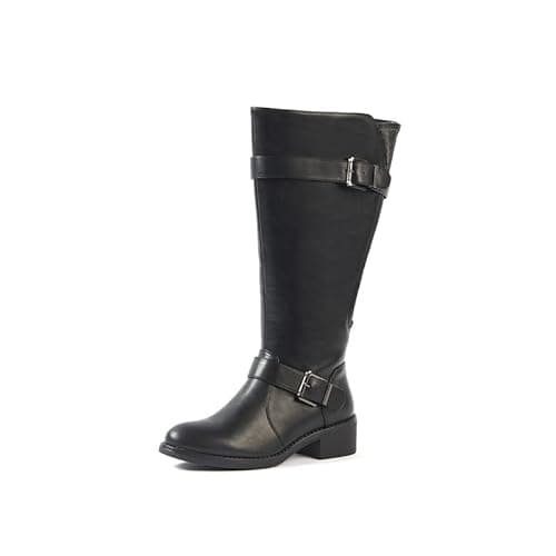 OHC Bottes mollets larges 2XL - Modele Litchi. Black24. 41