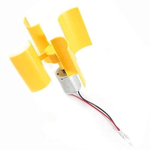LHKJ Mini éolienne Verticale Turbines Générateur,Moteur De Générateur De Vent Éolienne DIY Modèle De Turbine