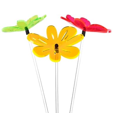 Cazador-del-sol ® - L'original | NEA – Wavy | Lot de 3 | Bouquet de soleil coloré | Diamètre 8 cm | Hauteur 25 cm