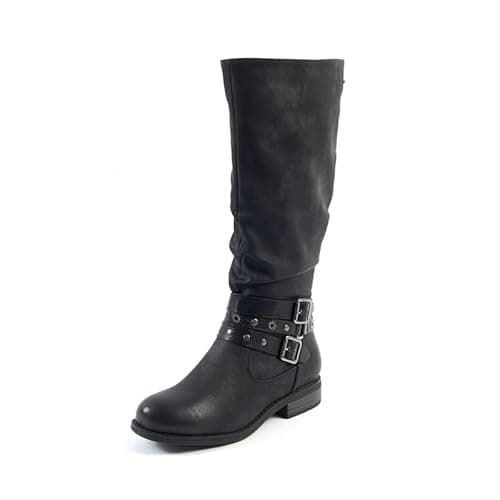 GABYLOU Bottes mollets larges XL - Modele Isabelle. Black23. 37
