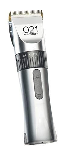 GAMMAPIU' Tondeuse À Cheveux Professionnelle Pour Homme 021, Tondeuse À Cheveux, Régulateur Avec 5 Peignes D'espacement, Tête En Céramique, Double Batterie, Lame Réglable, Prise Italienne