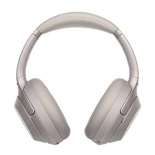Sony WH-1000XM3 Casque Bluetooth à réduction de bruit sans fil avec micro pour appels téléphoniques, Alexa et Google Assistant intégrés, Argent