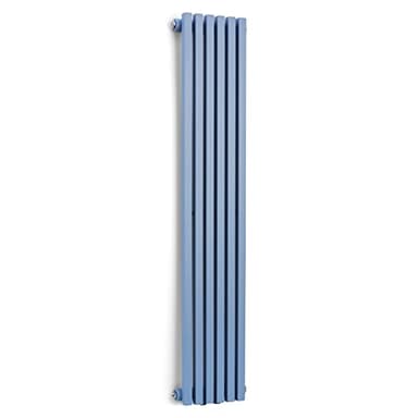 Blumfeldt Radiateur Eau Chaude Design, Radiateur Vertical Eau Chaude pour Chauffage de Maison, Faible Conso d'Energie, Silencieux, Chauffage Mural 365W pour Salle de Bains, Seche Serviette Eau Chaude