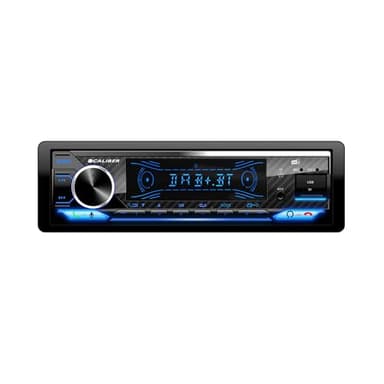 Caliber Autoradio Bluetooth 1DIN, Dab+/FM Tuner, 4x100W, USB/Micro SD, Charge 2.1A, Aux-in, Mains Libres, Micro Externe, Sortie RCA, Lightshow, MP3/WMA/APE/FLAC/AAC