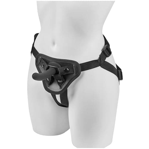 Obaie Strap On - Gode Ceinture Couple Hetero avec Sangle Réglable - Gode Ceinture pour Lesbiennes - Godes Ceintures pour Couple Homme Femme - Idéal Pegging Strapon en Silicone