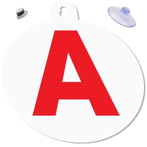 MIX WIT Disque A Jeune CONDUCTEUR | Module Fixe et Ventouse | Anti VOL & UV | Surface REFLECHISSANTE Nuit | INDEFORMABLE | Homologue Ø 15 CM | Flexibilité d ’Utilisation | Marque Francaise