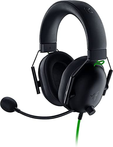 Razer BlackShark V2 X - Casque de jeu Esports de qualité supérieure (câble avec pilote de 50 mm, réduction du bruit pour PC, Mac, PS4, Xbox One & Switch) pour raisons durables - Boîte marron
