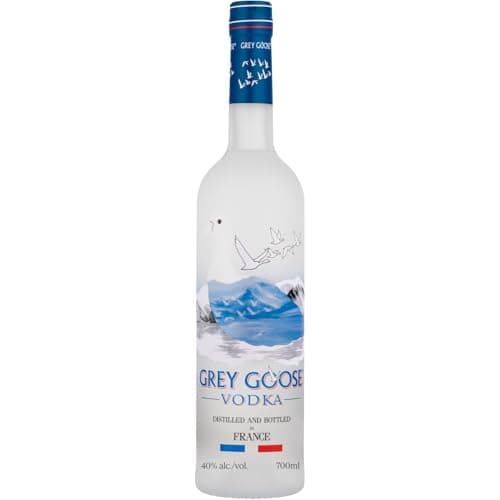 GREY GOOSE Vodka 100% Française, 40 % vol. d’alc., 70 cl/700 ml, Préparée à partir des Meilleurs Ingrédients Naturels Français: du Blé de Picardie et de l’Eau de Source Naturelle de Charente