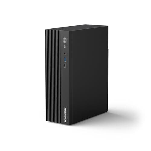 MINIS FORUM 795S7 Mini PC, AMD Ryzen 9 7945HX processeur, 16C/32T jusqu'à 5,4 GHz, AMD Radeon 610M GPU, Barebone sans RAM DDR5 Max 64 Go/PCIe4.0 х2 SSD, Extensions HDMI/DP/RJ45 2.5G/PCIe 5.0X16