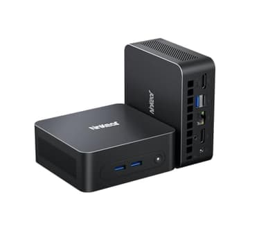 Ninkear Mini PC N100, Mini Ordinateur avec USB-C, 16GB DDR4 RAM 512GB M.2 SSD Mini PC Gaming, Double Affichage 4K, W-11 HDMI 2.0, USB 3.0/WiFi 6/BT 5.2, Convient pour Le Bureau à Domicile
