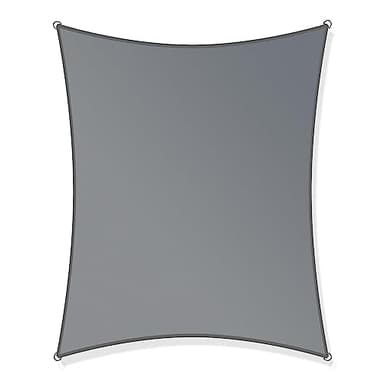 Toboli Voile d’ombrage Rectangulaire 3x5m Protection Vent Soleil UV 30+ Auvent Jardin Balcon