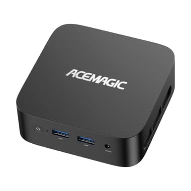 ACEMAGIC Mini PC W11 Pro, Intel Alder Lake Ν95 (jusqu'à 3,40 GHz) 8Go RAM 256Go M.2 SSD Mini Ordinateur de Bureau, 4K@60Hz, RJ45 Gigabit Ethernet, Wi-FI 5/ BT4.2, VESA pour Bureau