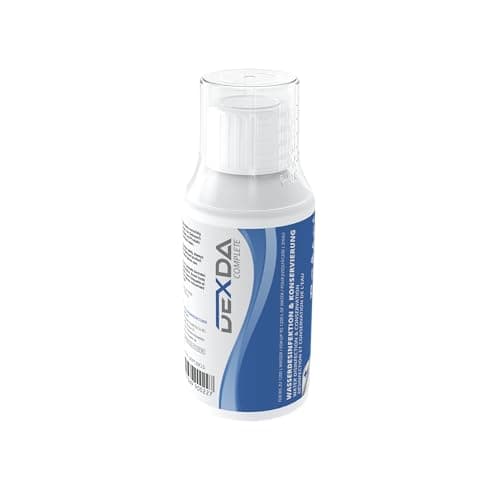 WM aquatec DEXDA Complete DCP120CLS | Conservation et désinfection de l'eau pour Une Eau Potable sûre | désinfecte et Conserve 1200 litres d'eau | pour Le Camping, Le Trekking | Fabriqué en Europe