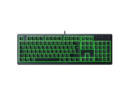 Razer Ornata V3 X - Clavier Gamer à Profil Bas (Switches à Membrane Silencieux, Repose-Poignet Ergonomique, RGB Chroma, Touches en ABS Vernies aux UV) Clavier AZERTY | Noir