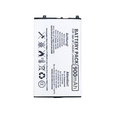 Batterie pour écran GBA SP IPS 5 heures de remplacement pour console de jeu Nintendo DS NDS Gameboy Advance GBASP Batterie Li-ion rechargeable 900 mAh 15 heures