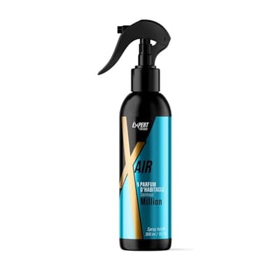 Spray Parfum voiture interieur senteur One Million - 300 ml - Concentré et économique - Désodorisant voiture longue durée, assainissant et non entêtant - Format poche