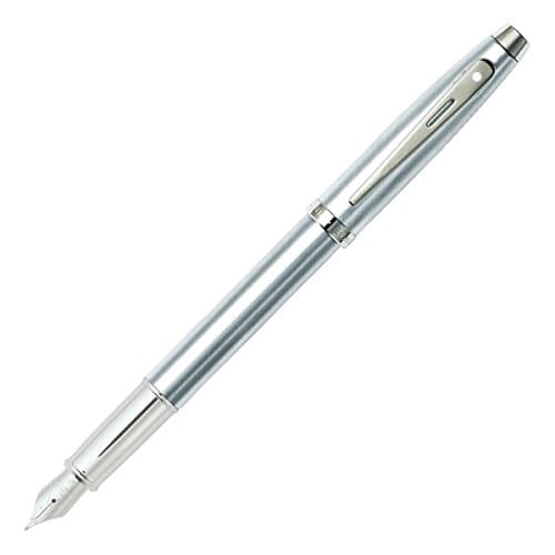 Sheaffer Stylo plume Chrome brossé Accents plaqué nickel (Import Royaume Uni)