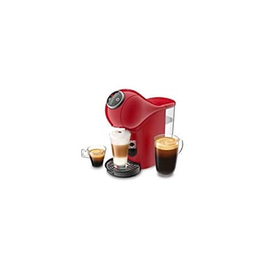 Machine a Cafe KRUPS , Cafetiere espresso, Compact, Fonction XL, Multi-boissons, Genio S Plus rouge YY4444FD