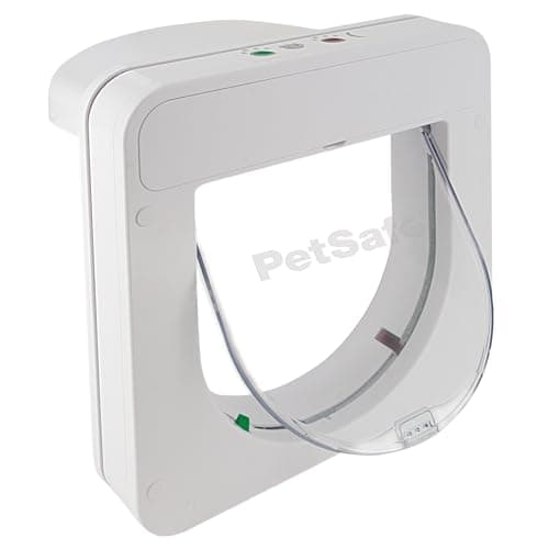 PetSafe Chatière à Puce électronique Petporte, accès Automatique avec Reconnaissance de Puce, clé de Porte Incluse, pour Chats jusqu'à 7 kg