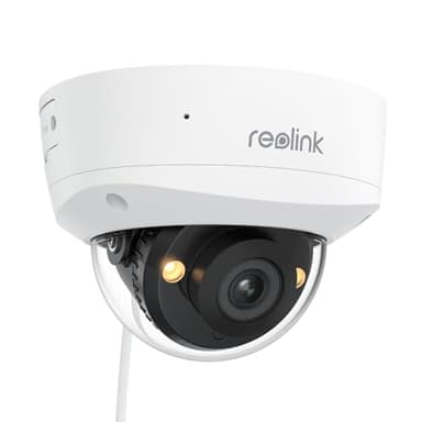 Reolink 5MP Caméra Surveillance PoE avec Projecteur, Protection Anti-Vandalisme IK10, Vision Nocturne Couleur, Audio Bidirectionnel, Détection Personne/Véhicule/Animaux, sans Frais Mensuels, RLC-540A