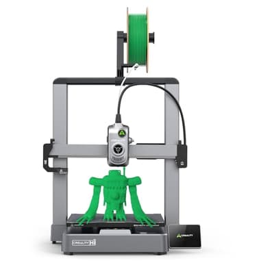 Creality Imprimante 3D Hi 3D, prend en charge CFS, vitesse d'impression de 500 mm/s, niveau automatique, boîtier entièrement en métal, 95 % pré-assemblé, écran tactile pliable et caméra de