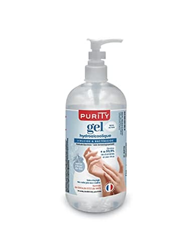 Flacon de 500ml - Gel Hydroalcoolique Purity 703 - Parfum Fleur de Lin