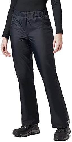 BenBoy Pantalon Imperméable Femme Respirant Pantalon de Pluie Trekking Extérieur YK5511W-Black2-M
