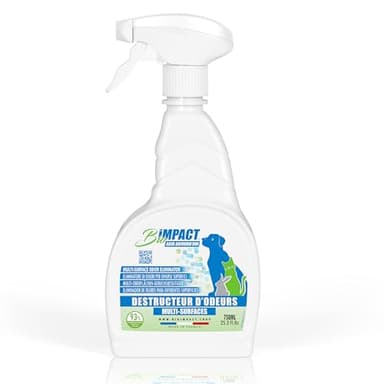 Destructeur d’odeur urine chat - 750ml - Tous supports - Anti pipi Instantané - Non répulsif - Désodorisant enzymatique animaux domestiques