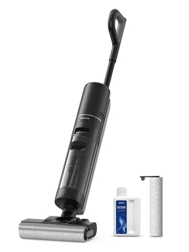 dreame H12 Pro Aspirateur Eau et Poussière Intelligent Sec et Humide sans Fil, Séchage àl'air Chaud, Nettoyage des Bords, Réservoir Eau 900 ML, Autonomie de 35 Min, Écran LED