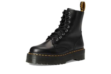 Dr. Martens Mixte Jadon Polished Smooth Brogues, Noir (Black), 38 EU