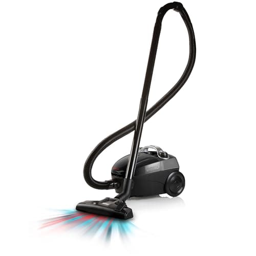 Domo Aspirateur avec Sac, Compact 1.5L DO1033S, Noir, 450 W, 1.5 liters, 1 décibeles