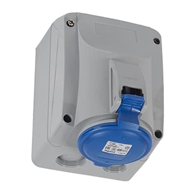 Legrand 555254 Prise saillie fixe P17 IP44 32A, 200V~ à 250V~, 2P+T