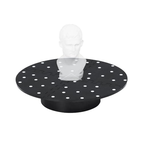 Revopoint Table tournante portable avec couvercle de marqueur pour numériser facilement des objets non-objets et des objets de petite à moyenne taille, convient à tous les scanners 3D