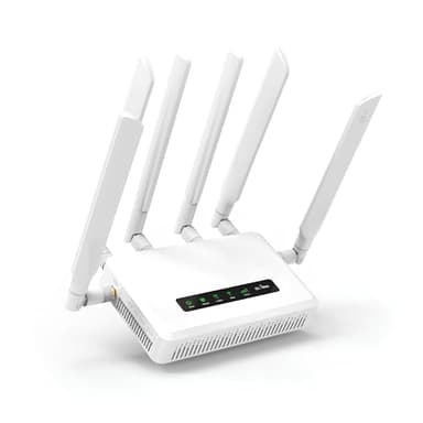 GL.iNet GL-X3000 (Spitz AX) 5G NR AX3000 Cellular Gateway Router, Wi-FI 6, Multi-WAN, & Detachable Antennas, Dual-SIM, OpenVPN & WireGuard Client/Server, OpenWrt, MU-MIMO, Secure RV Internet