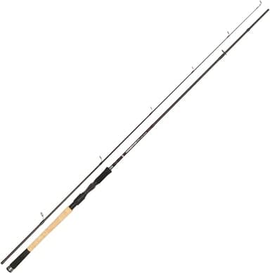 Abu Garcia Tormentor Canne à Pêche Spinning - Convient à Toutes les Pêches de Carnassier, Canne en Carbone Très Fine avec Finitions Premium, Noir