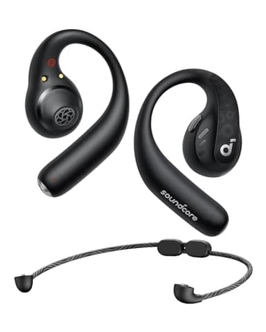 Soundcore AeroFit Pro by Anker Écouteurs Bluetooth Open Ear, Écouteurs sans Fil, Confort Optimal, Ajustement sûr, Ergonomiques, Son Riche avec LDAC, Bluetooth 5.3, IPX5, 46 Heures de Lecture, App