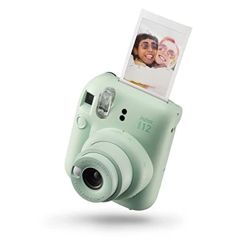 Fujifilm instax Mini Appareil Photo instantané 12, Exposition Automatique avec Objectif Selfie intégré, Vert Menthe