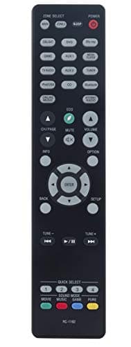 ALLIMITY RC-1192 Télécommande Remplacer pour Denon AV Receiver AVR-X2100W AVR-X2200W AVR-X3200W AVR-X3300W AVR-X2300W AVR-X3100W