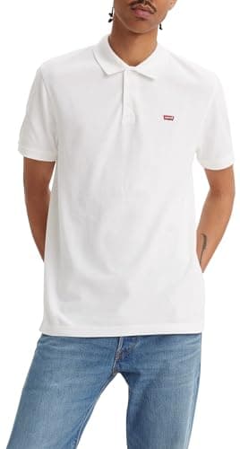 Levi's Housemark Polo T-Shirt Homme, White +, XXL