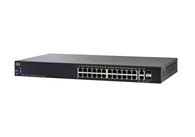 Cisco Commutateur intelligent Gigabit SG250-26HP 26 ports (24 ports Gigabit PoE et 2 ports Gigabit cuivre/SFP) haute performance (SG250-26HP-K9-EU)