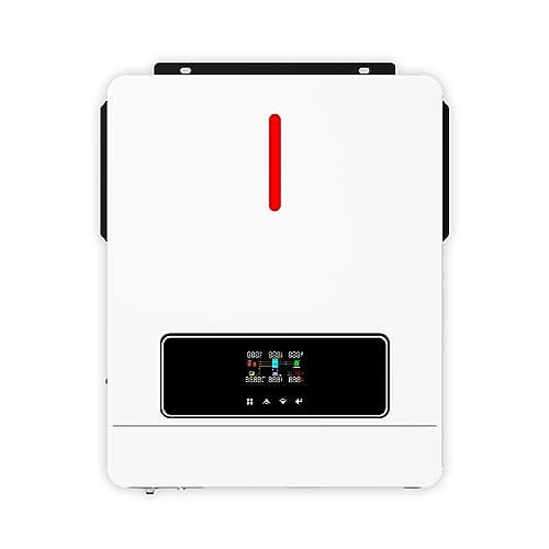 Y&H Onduleur hybride solaire marche/arrêt 6,2 kW 24 V/48 V AC 220 V deux charges puissance de sortie MPPT 120 A chargeur solaire puissance PV max entrée 6500 W avec communication WiFi