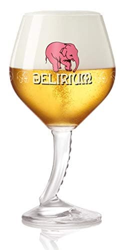 TUFF LUV Original Verre à Bière Delirium Tremens de Marque - Verre Chalice (330 ML)