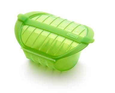 Lékué Maxi cuiseur à vapeur micro-ondes 1-2 p, vert