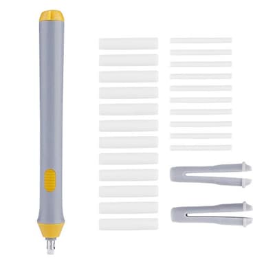 Gomme electrique, gomme electrique derwent gomme electrique dessin Gomme à effacer électrique gomme crayon automatique à piles avec 22 recharges de gomme (Gray)