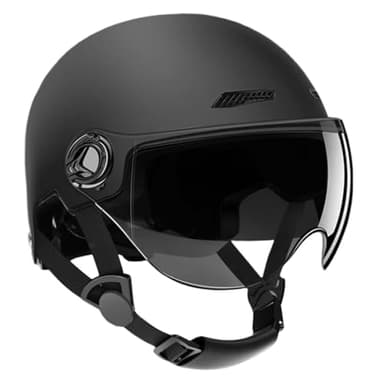 Casque Trottinette Electrique Adulte | Demi Casques Amortisseurs Casque Vélo Électrique Haute Protection Casque Vélo Visière Électrique, Équipement De Protection De Patinage d'escalade