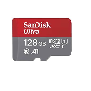 SanDisk Ultra 128 Go microSDXC UHS-I carte pour Chromebook avec adaptateur SD et jusqu'à 140 Mo/s en vitesse de transfert, A1 App Performance UHS-I Class 10 U1