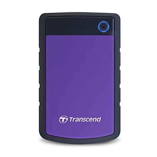 Transcend 1 To StoreJet 25H3P - 2.5" Disque dur externe Anti-choc (Violet) TS1TSJ25H3P