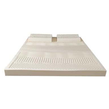 TFDRSEXVD Matelas en Latex 100% Naturel – Matelas de Massage corporel Doux – Fermeté Moyenne – 5,1 cm,Massage Type,80x130cm